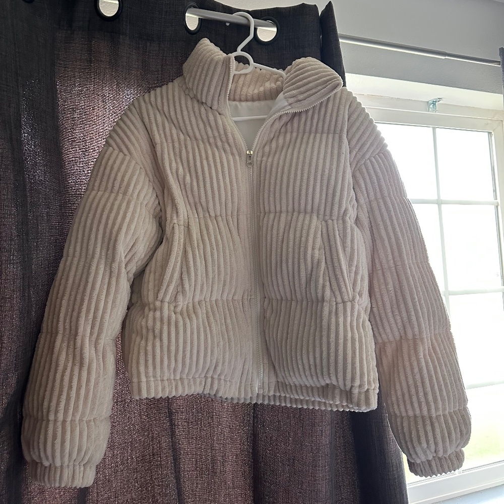 White Puffer Jacket - Picture 2 of 2
